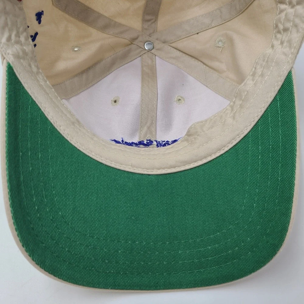 Sawgrass Country Club Hat Adjustable American Needle Beige Blue Golf Course Men